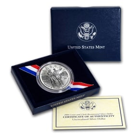 2004 Lewis & Clark Commemorative Silver Dollar