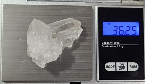 36.25 gram Natural Crystal Cluster