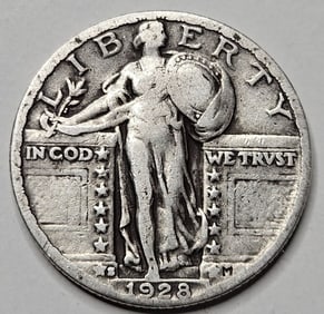 1928 S Standing Liberty Quarter
