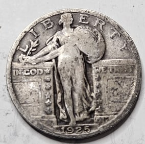 1925 VG Grade Standing Liberty Quarter