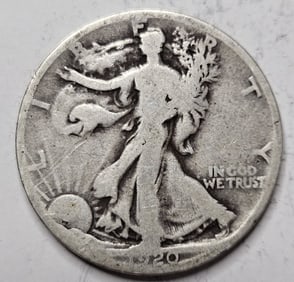 1920 S Better Date Walking Liberty Half $36 CPG