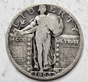 1926 VG-F Standing Liberty Quarter