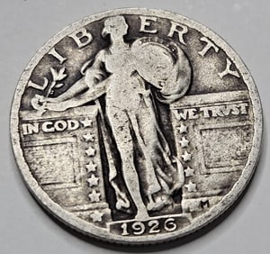 1926 VG Standing Liberty Quarter