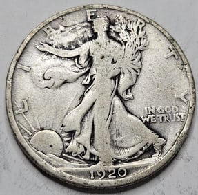 1920 D Better Date Walking Liberty Half- $47 CPG