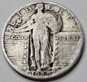 1929 VG Grade Standing Liberty Quarter