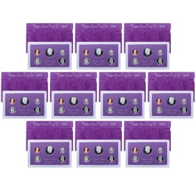 (10) 1985 S US Proof Sets