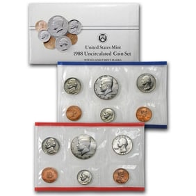 1988 US Mint Set - P & D Sets