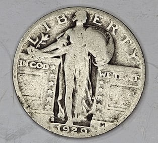 1929 S Standing Liberty Quarter