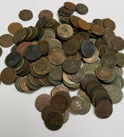 (125) Random Date/Grade Indian Head Cents