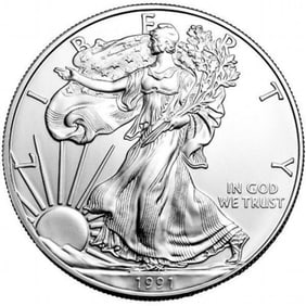1991 US Silver Eagle