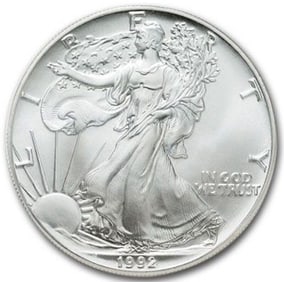 1992 US Silver Eagle