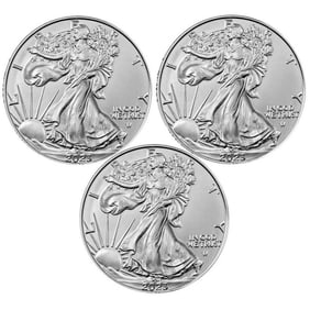 (3)  2023 US Silver Eagles