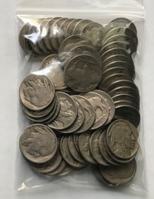(80) Random Date/Grade Buffalo Nickels