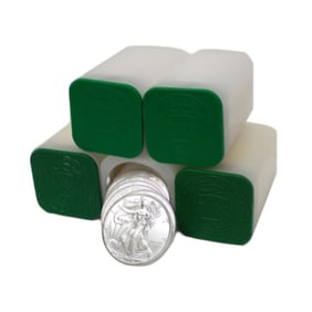 (100) Random Date- (5) Rolls US Silver Eagles