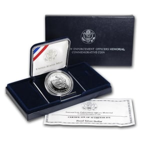 1997 Law Enforcement Commemorative Silver Dollar