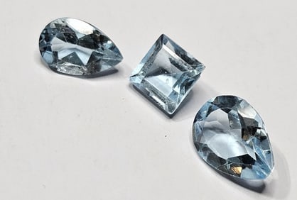 5 tcw. Blue Topaz Faceted Gemstone Parcel