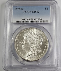 1878 s MS 63 PCGS Morgan Dollar - Better Date