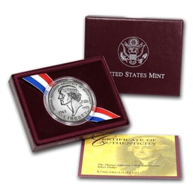 1993 Jefferson Commemorative Silver Dollar