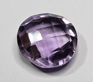 3.25 ct. Amethyst Checkerboard Gemstone