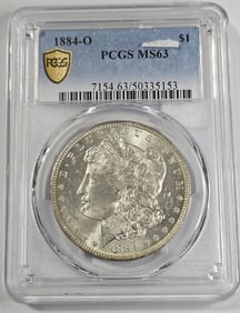 1884 o MS 63 PCGS Morgan Silver Dollar