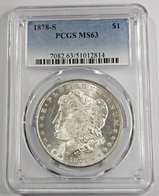1878 s MS 63 PCGS Morgan Dollar - Better Date