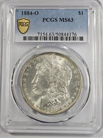 1884 o MS 63 PCGS Morgan Silver Dollar