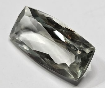 7.30 ct. Fancy Rectangle Cut Green Quartz Gemstone