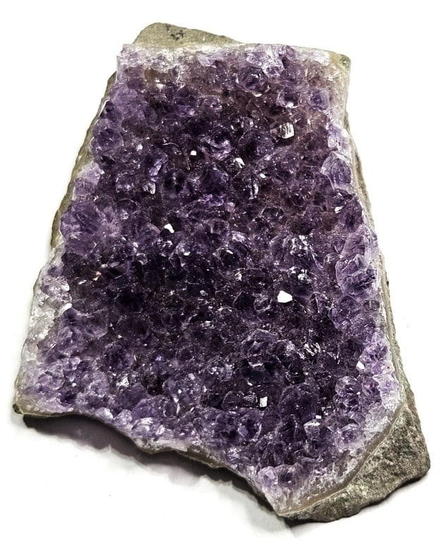 Natural Amethyst Geode Cluster: Item is the exact item in the image - Bidder is responsible for all value and grade determination - Please review all term and conditions prior to placing any bids - All sales final - any bid is an ag