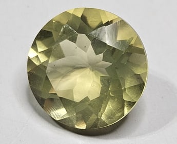 7.40 ct. Round Brilliant Citrine Gemstone