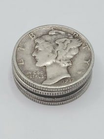 (5) Random Date Mercury Dimes