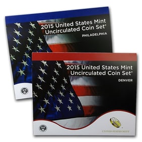 2015 US Mint Set - P & D Sets - 28 Total Coins