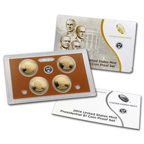 2014 US Presidential DOllar proof Set - In OMP