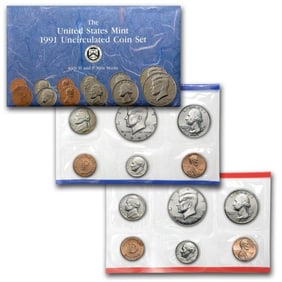1991 US Mint Set - P & D Sets in OMP
