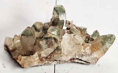 Fine Grade Green Chloride Tibetan Crystal Cluster