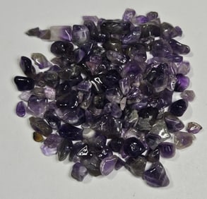 31.33 gram Natural Amethyst Tumbled Chips