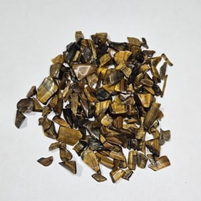 26.29 gram Natural Tiger Eye Chip Tumbles