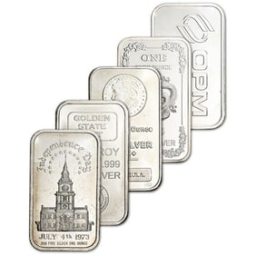 1 oz Silver Random Design Bar-(1)