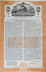 1945 Reading Railroad 3% Stock Mortgage