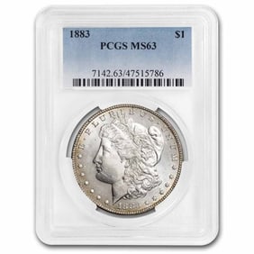 1883 P MS 63 Morgan Silver Dollar
