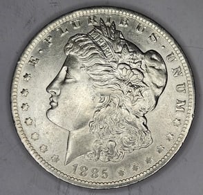 1885 O AU-BU Morgan Silver Dollar