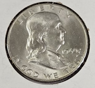 1960 D BU Grade Franklin Half Dollar