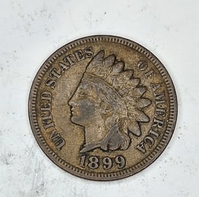 1899 Full Liberty Indian Head Cent