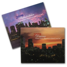 2009 US Mint Set - P & D Sets in OMP -36 Coins