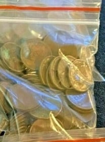 100 pcs. Lincoln Wheat Cents Unsearched