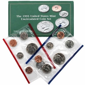 1993 US Mint Set - P & D Sets in OMP
