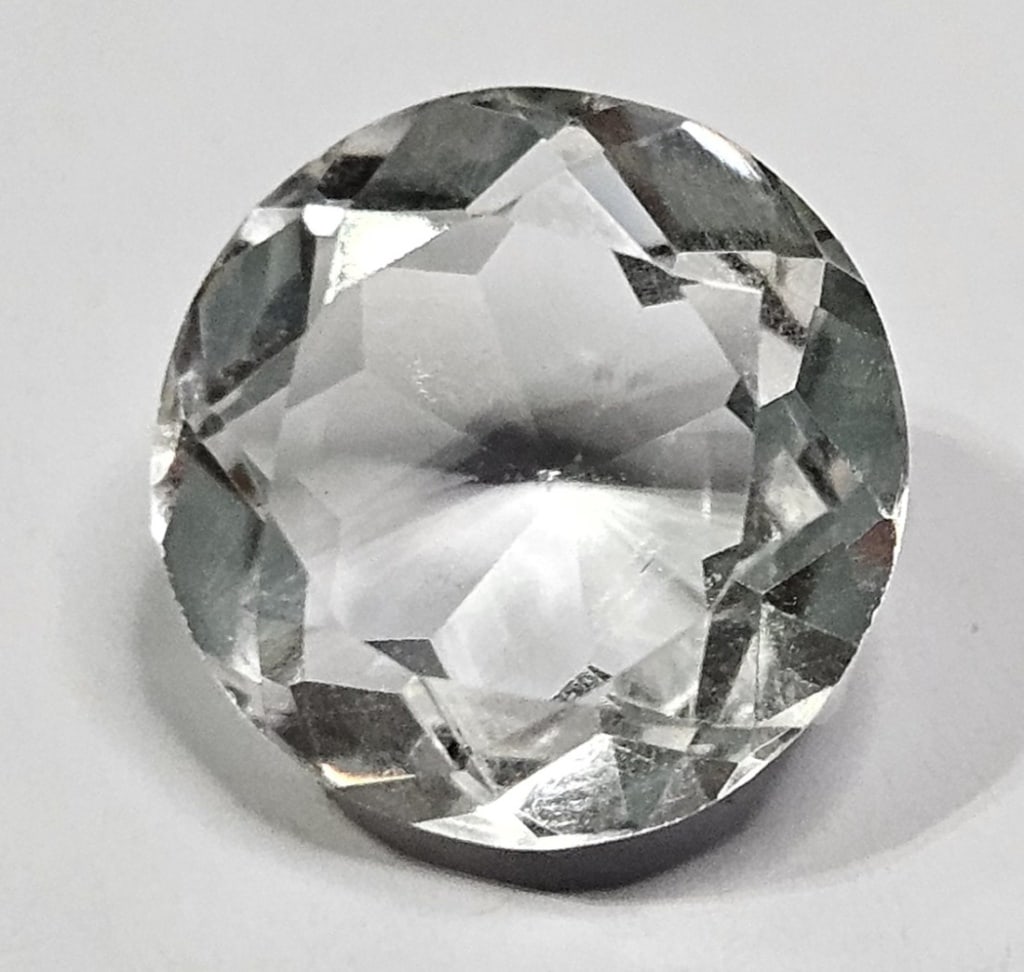 5.05 ct. Round Brilliant White Topaz Gemstone