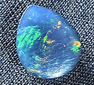Flashy Black Welo Opal - Blue Greens 1.48 ct.