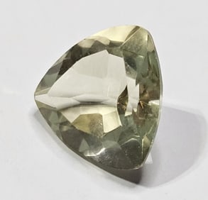5.30 ct. Trilliant Cut Yellow Lemon Quartz Gem