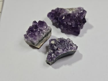 77 gram Natural Amethyst AAA Grade Clusters