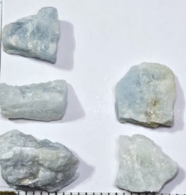 55.78 gram Natural Aqua Marine Rough Specimens